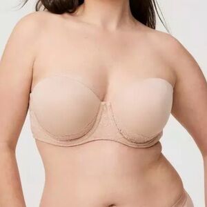 Torrid Bombshell Everyday Strapless Push-up Bra Size 38D